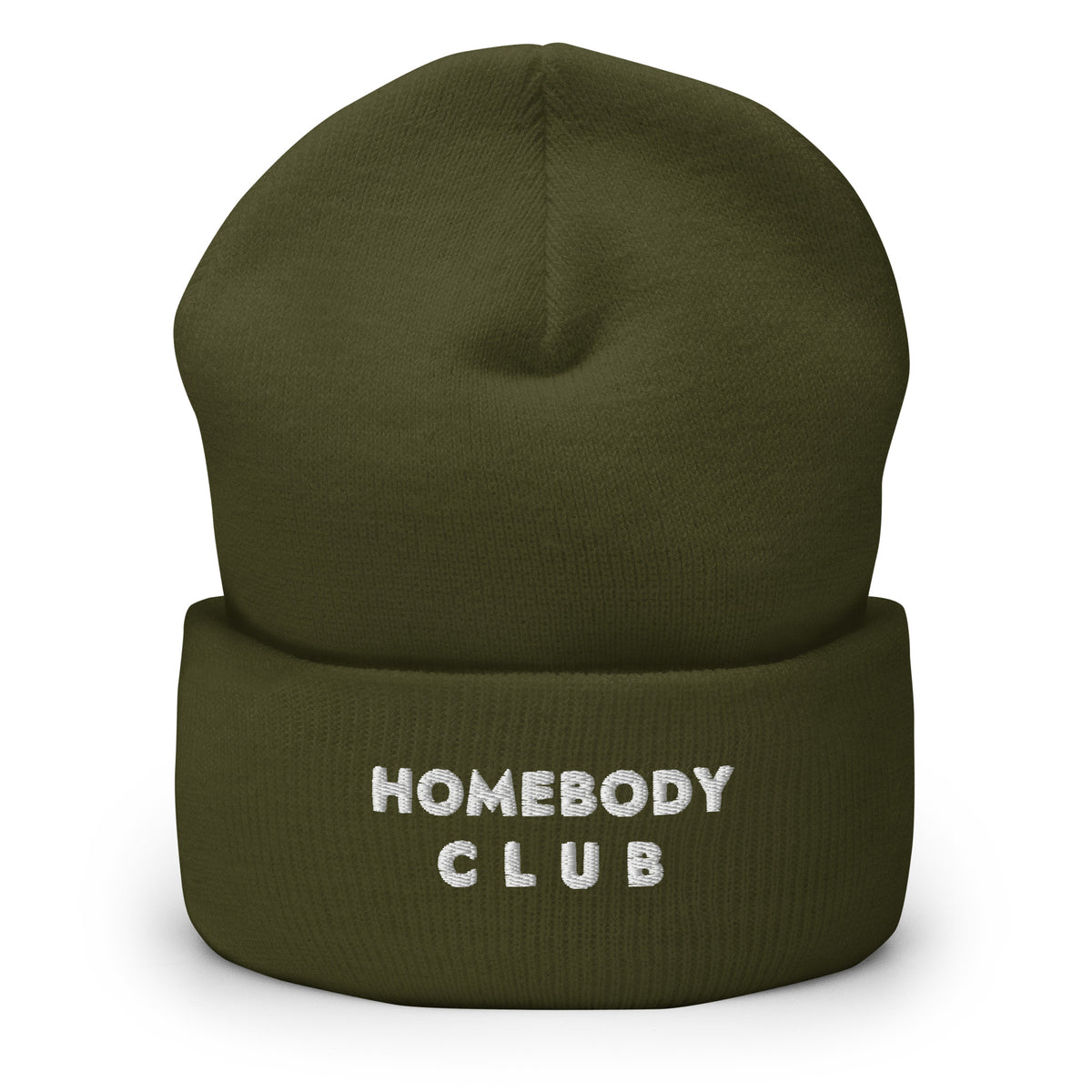 Homebody Club Beanie in olive