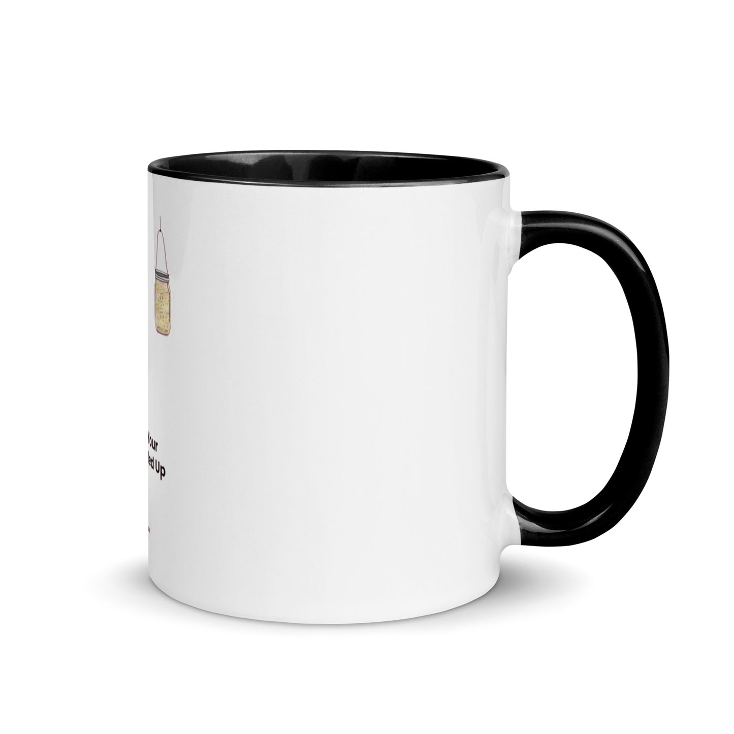 Don't Keep Your Emotions Bottled Up- Mug With Color Inside