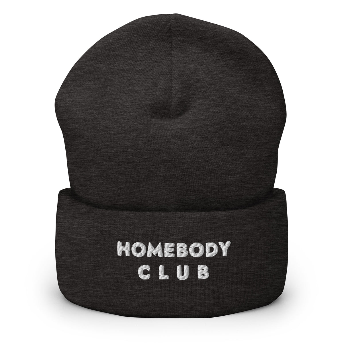 Homebody Club Beanie in dark grey