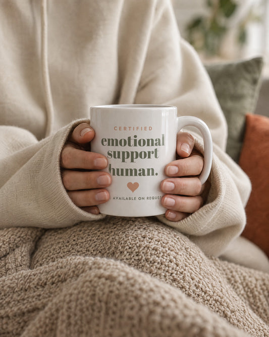 Emotional Support Human Mug
