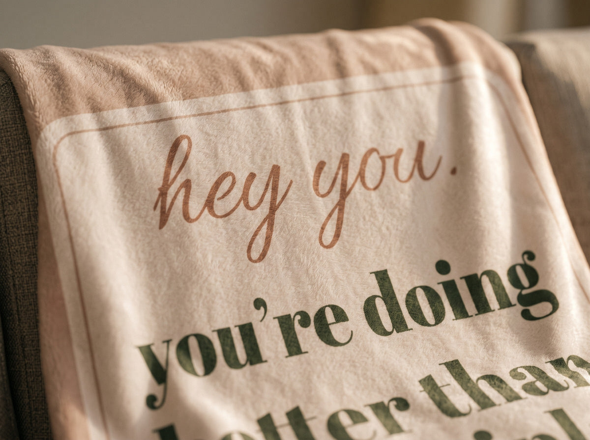 Hey You Throw, the print up close