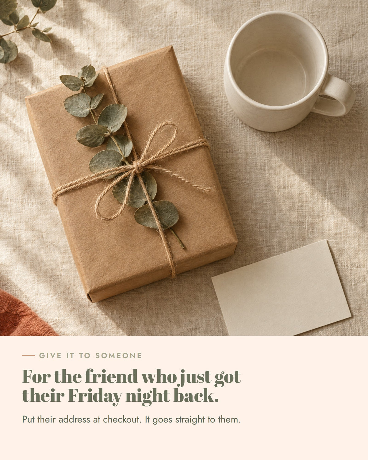 Plans Cancelled Pillow as a gift, put their address at checkout and it goes straight to them