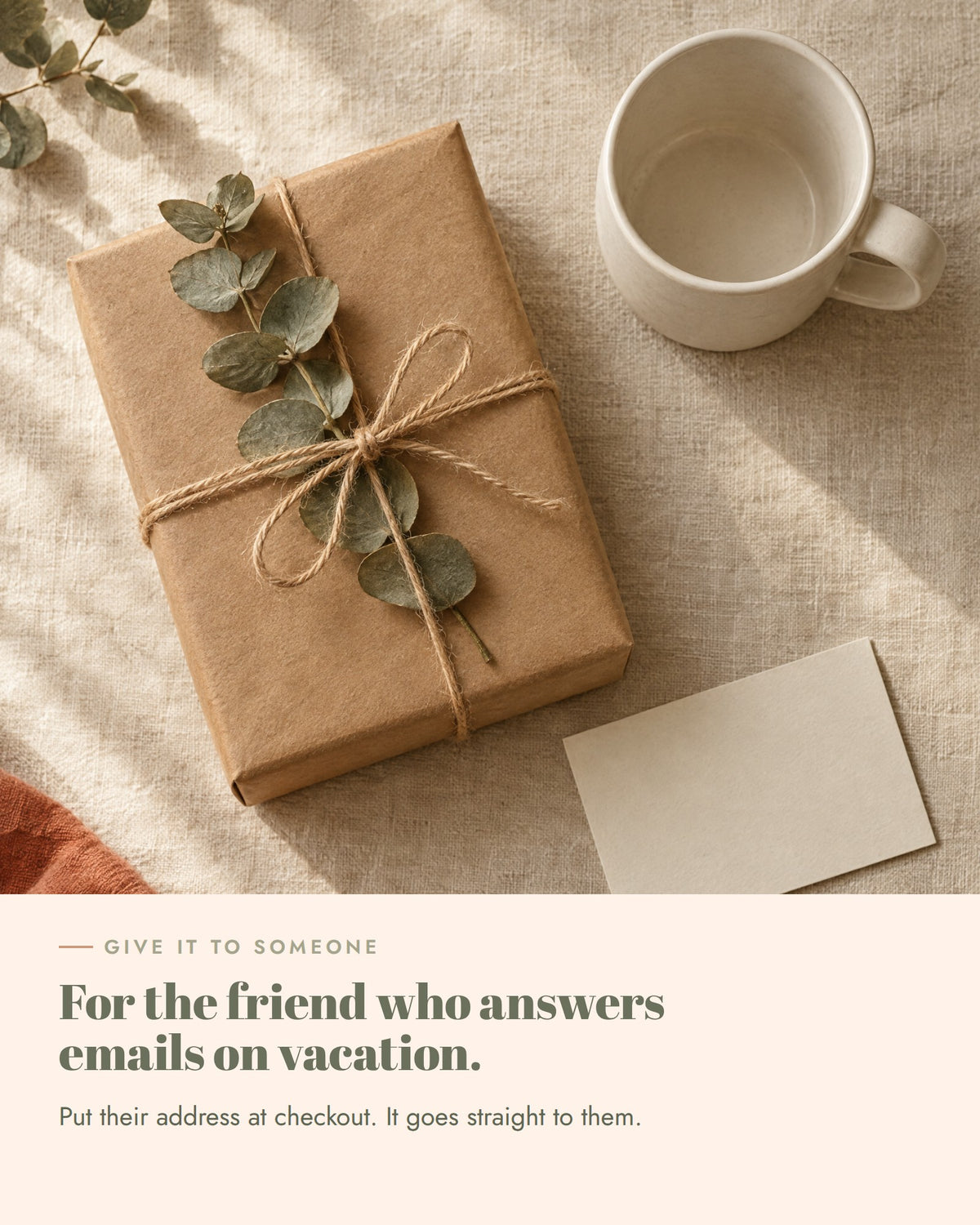 Resting Is Doing Something Print as a gift, put their address at checkout and it goes straight to them