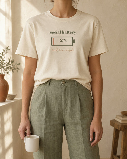 Social Battery Tee