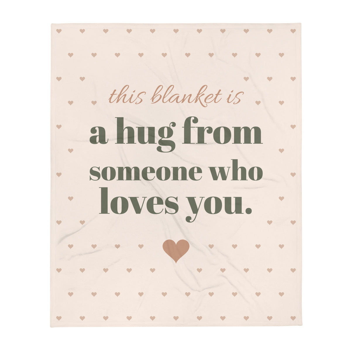 This Blanket Is a Hug Throw, 50 x 60 in: this blanket is a hug from someone who loves you
