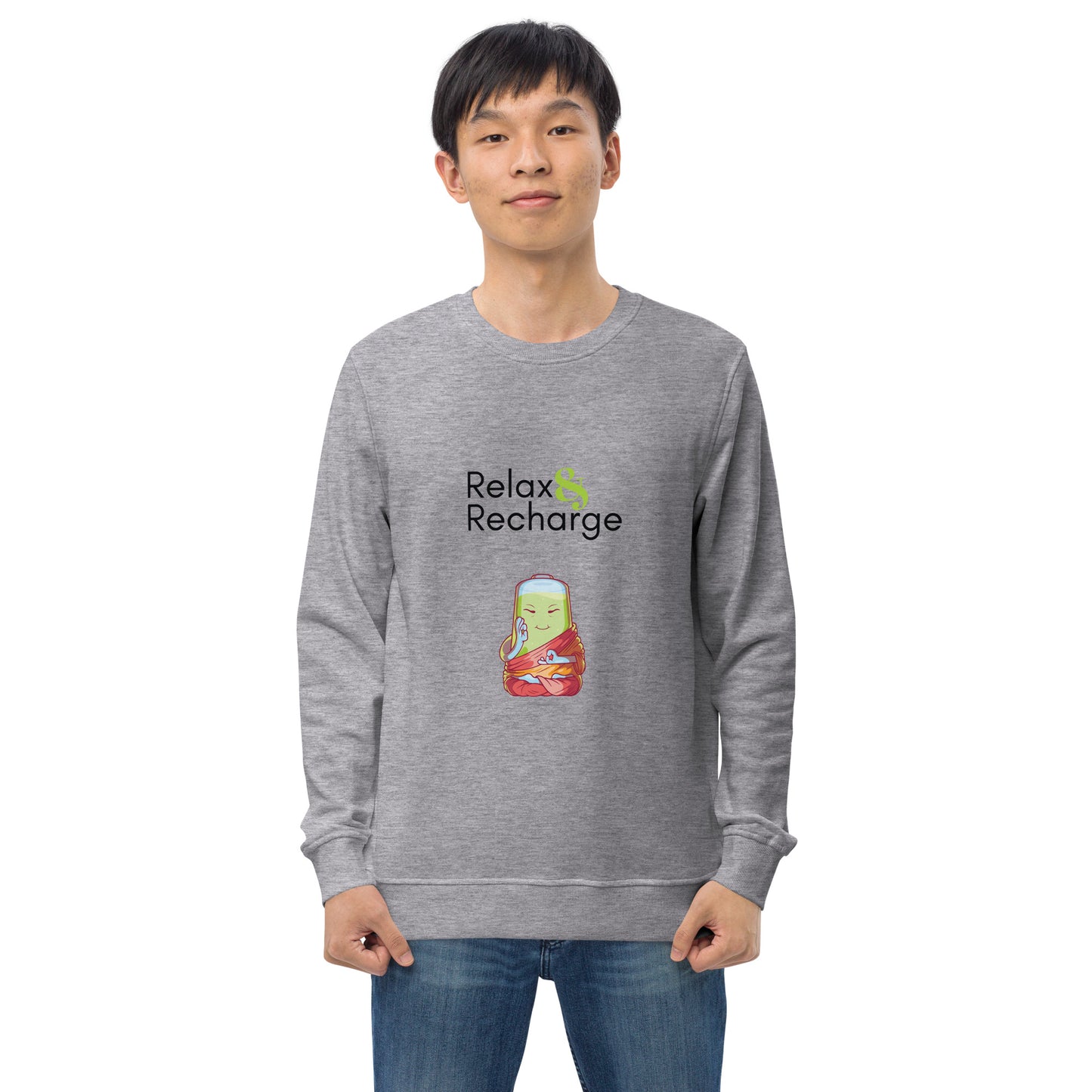 Relax & Recharge - Unisex Organic Sweatshirt