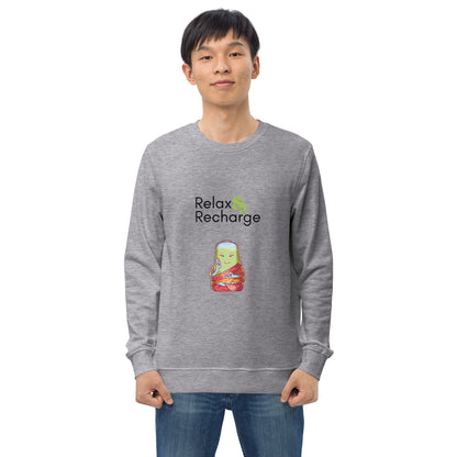 Relax & Recharge - Unisex Organic Sweatshirt