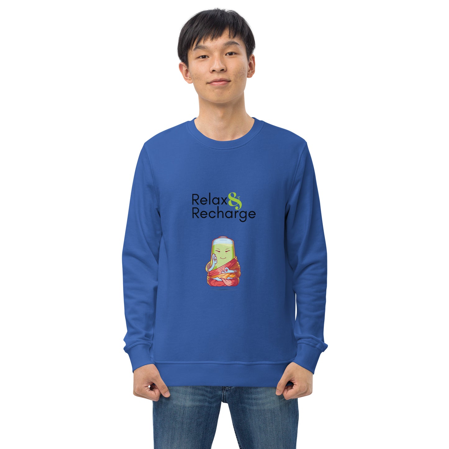 Relax & Recharge - Unisex Organic Sweatshirt