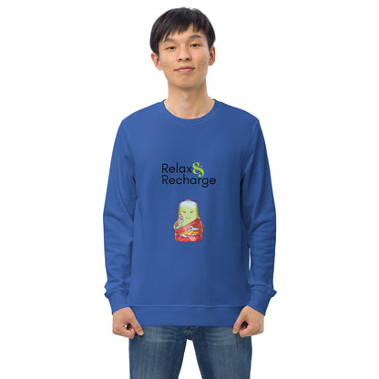 Relax & Recharge - Unisex Organic Sweatshirt