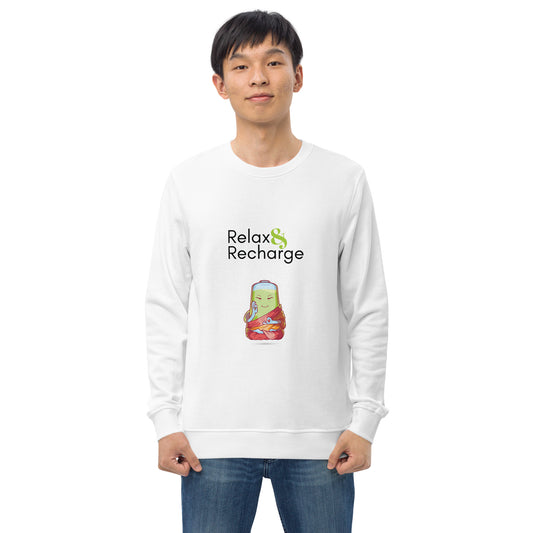 Relax & Recharge - Unisex Organic Sweatshirt