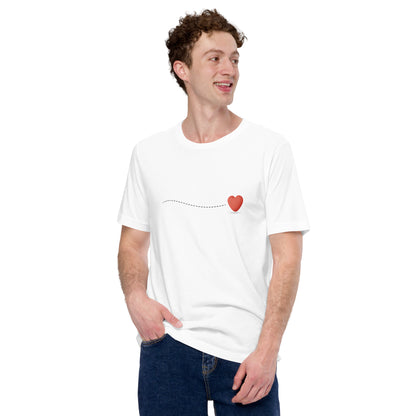 Heart Shaped Unisex T-Shirt