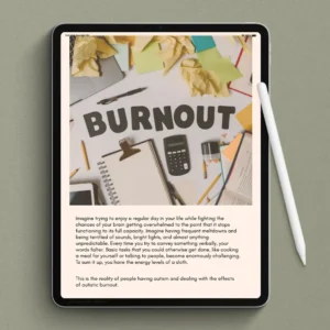 Cope With An Autistic Burnout (e-book)